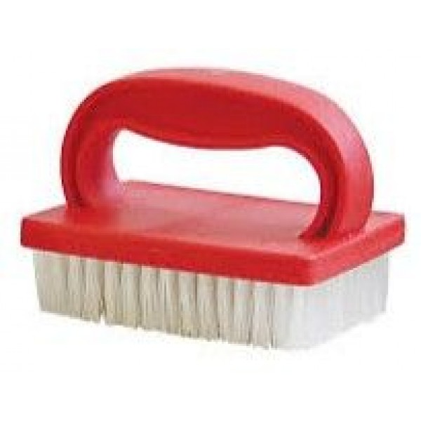 ESCOVA DE MAO PEGADOR GRANDE VERMELHA BRALIMPIA