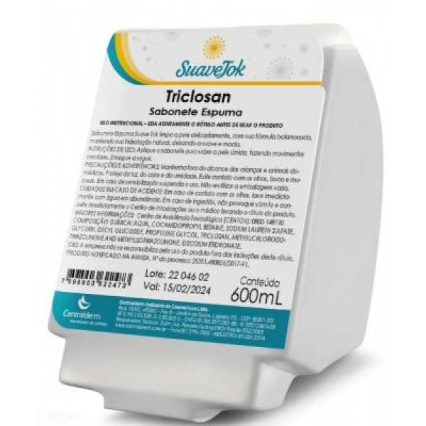 REFIL SAB ESP/SPRAY BAC  600ML CENTRALDERM