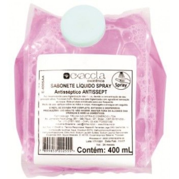 REFIL SAB SPRAY ANTISSÉP. 400ML