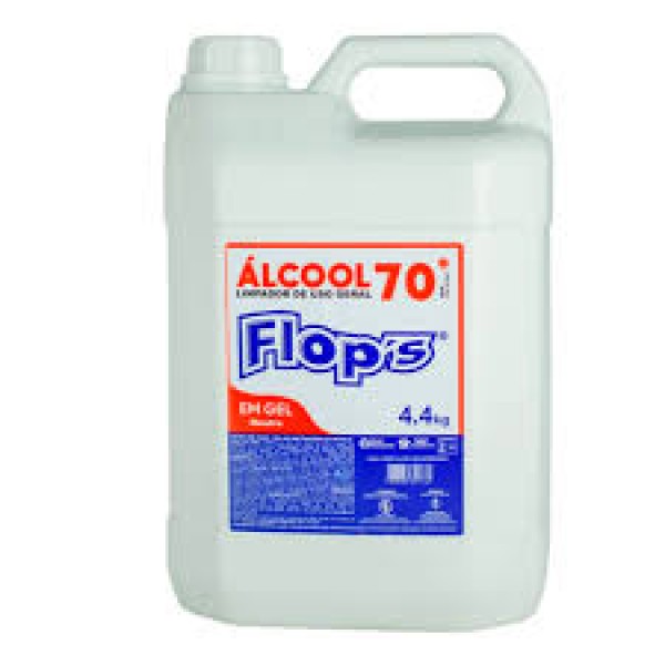 ÁLCOOL GEL 70% 4,4 KG FLOP