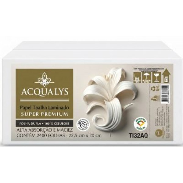 PAP TOALHA INT F.DUPLA 22X20 2400 27G TI32AQ