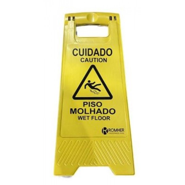 PLACA SINALIZADORA PISO MOLHADO
