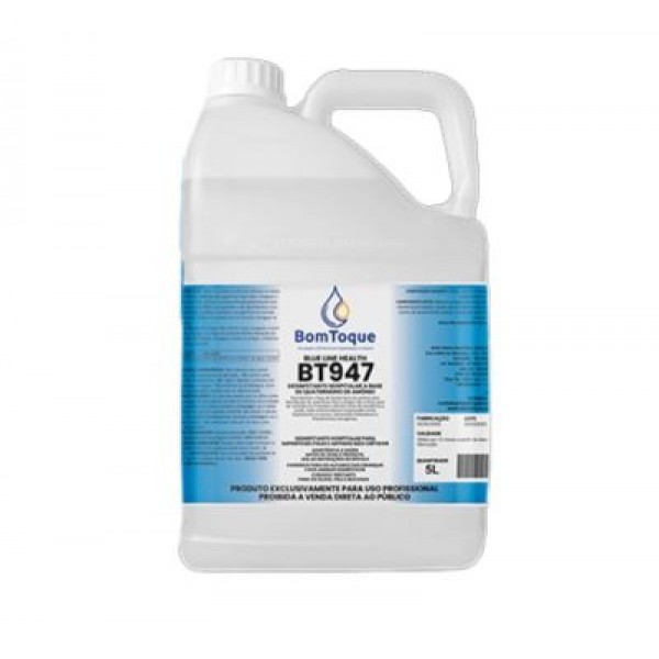 BT 947 DESINF. HOSPITALAR QUATERNÁRIO 5 L