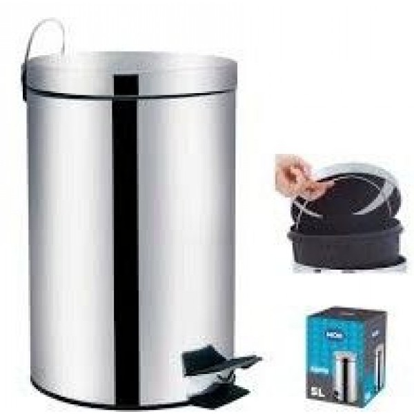 LIXEIRA INOX C/PEDAL 5L
