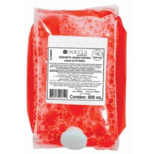 REFIL SAB ESPUMA PITANGA 500ML EXACCTA