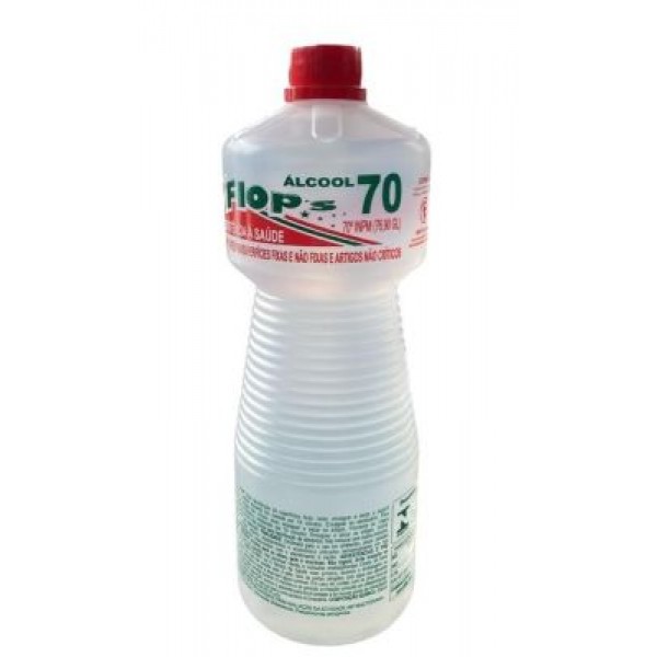 ÁLCOOL LÍQUIDO 01 LT 70% FORTYS/FLOP