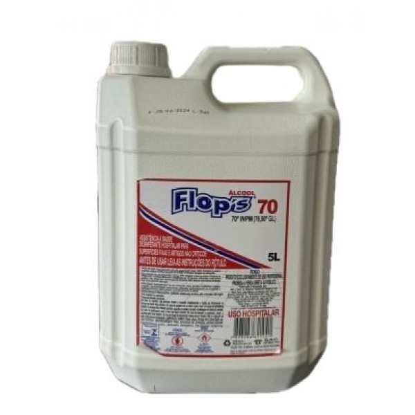 ÁLCOOL LÍQUIDO 05 L 70% FLOP