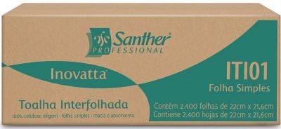 PAP TOALHA INT F.SIMPLES ITI01 2400 FLS