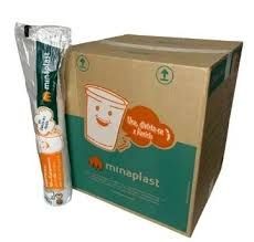 COPO PLASTICO MINAPLAST 150ML TR C/100