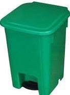 LIXEIRA C/PEDAL 15L VERDE BRALIMPIA